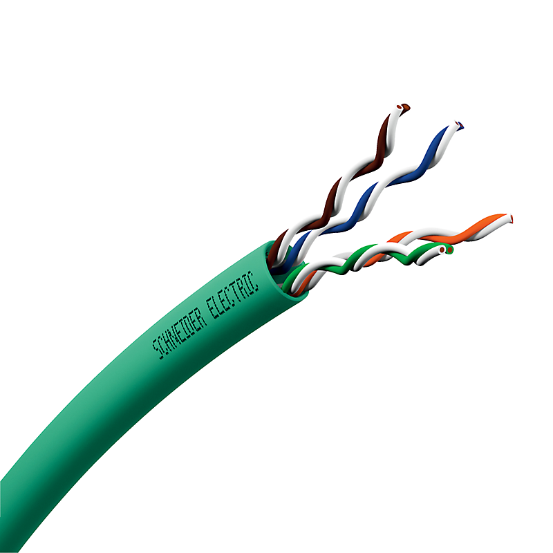 Actassi U/UTP 4X2XAWG24 Datakabel, 305 m, KAT5e, 155 MHz, LSZH, Grøn, Dca, B