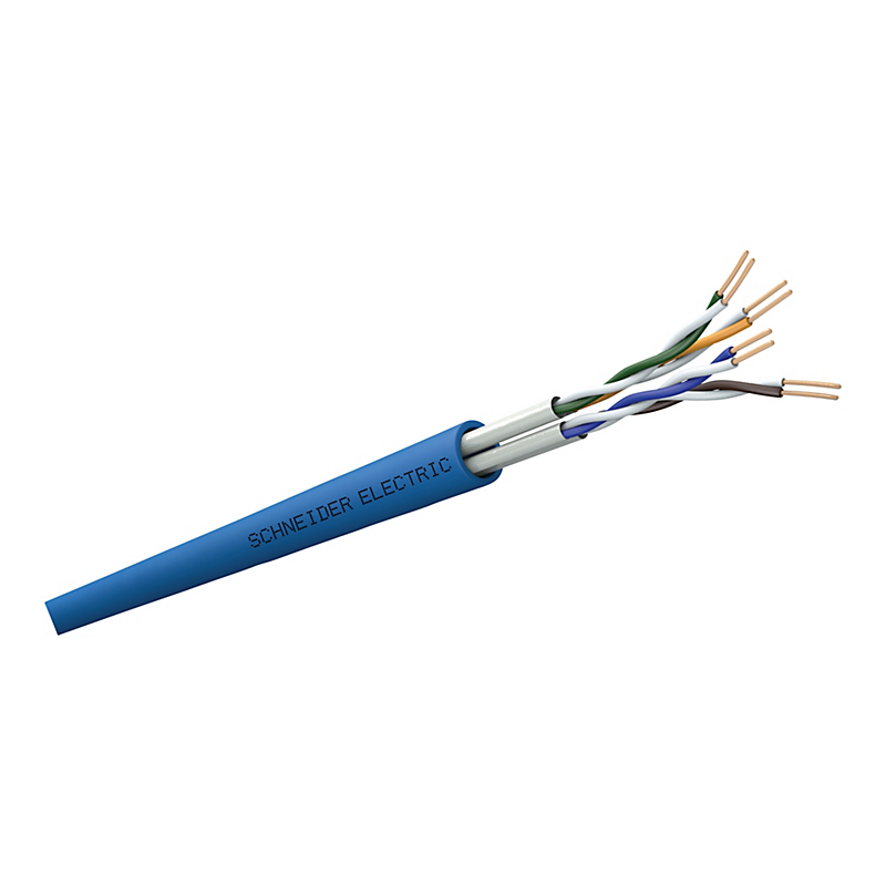 Actassi U/UTP 4X2XAWG23 Datakabel, 500 m, KAT6a, 550 MHz, LSZH, Blå, Dca, C