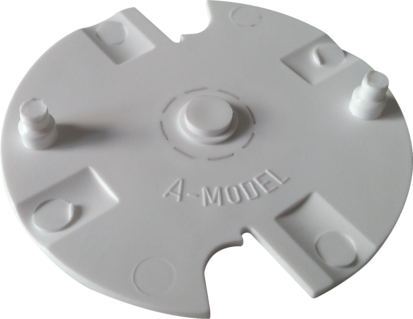 Bundplade for csp a-model hvid