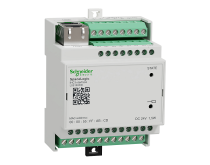 SpaceLogic KNX IHC-grænseflade 8 indg. 16 udg., RS-485 Modbus, DIN-skinne, Ethernet, hvid - Lk Knx