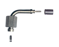 ITE FCT-FA-2059, 10 stk. Kunststof kapillarrør, vinkel med omløber, 2 mm - Luft/Luft Varmepumper/tilbehør