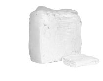 Frottéklude hvide 10kg Håndklæder, bløde og fnugfri - Jemix klude