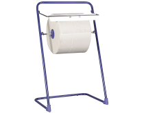 Gulvstativ 84x50x40,5cm Neutral, blå, rustfrit stål, til værkstedsruller max 40cm - Div. husholdningsartikler