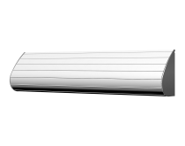 DAN DRYER Papirrulleholder til 70*10 cm ruller. Hvidmalet - Dan Dryer