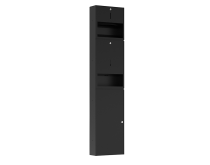 Pressalit Public Premium Papirdispenser sæbedispenser sensor affaldsspand11L mat sort - Pressalit baderumstilbehør
