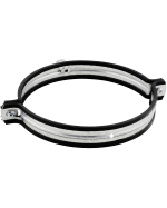 Walraven Aero vent rørbøjle 160mm. M8. Med quicklås og fastnittet EPDM, Elforzinket - Walraven Rørbøjler