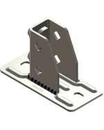 Walraven væg-fodbeslag. BUP. 41x41/21/51mm. Til RapidStrut skinne - Walraven Ultra Protech