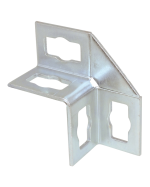 Walraven RapidStrut 3D montagevinkel 41x41 mm. 90°. Elforzinket - Rustfri rørbøjler/sprinkler