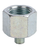 Walraven adapter 1/2''xM10 Elforzinket. Indv. 1/2''. Udv. M10 - Walraven Rørbøjler