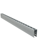 Walraven RapidStrut montageskinne 41x62x2,5mm. Elforzinket. Lgd. a 3 mtr. Med savtakkede tænder - Walraven Rørbøjler