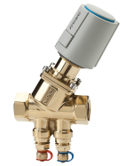 Frese Optima Compact reguleringsventil DN25L, high. M/M. Slaglængde 5,5 mm, med 2 trykudtag - Frese reguleringsvent. Flowcon, Circon