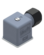 Danfoss Kabelstik type B grå 018F spole type B, 018Z spole type B, 042N spole type B - Danfoss Industri automatik