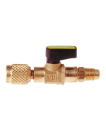 ITE BVS-04Y Kugleventil, 1/4'' FFL x 1/4'' MFL, Gul - Luft/Luft Varmepumper/tilbehør