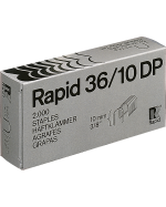 Rapid Kabelklamme no.36, 10 mm DP sikrer maksimal befæstigelse, HV-pak á 1000 - Rapid hæfteværktøj