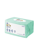Tork allround klud - W8, small Pack grøn 40 stk.1 lag 30x38cm, universal rengøringsklud - SCA tork papir
