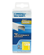 Rapid 13-8mm 5m hæfteklammer PP Box m-hang 40303080 - Rapid hæfteværktøj