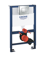 GROHE Rapid SL indbygningscisterne 3in1 WC 0,82 m SC inkl. Skate Cosmopolitan betjeningsplade - Grohe Rapid T