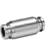 Straight union tube 4mm stainless steel
