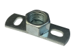 Walraven grundflange 1/2''. Elforzinket. 80x25mm med påsvejset muffe - Walraven Rørbøjler