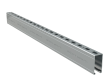Walraven RapidStrut montageskinne 41x82x2,5mm. Elforzinket. Lgd. a 3 mtr. Med savtakkede tænder - Walraven Rørbøjler