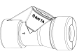 TA Isolering MODULATOR Isoleringskappe DN50 til varme/køl til TA Modulator - TA Balancering & Regulering