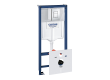 GROHE Rapid SL 4-i-1 indbygningscisterne. Med betjeningsplade Skate Cosmopolitan i krom. Høj Model 113 - Grohe Rapid A-0