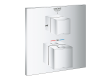 GROHE Grohtherm Cube termostatisk forplade til badekar & brus, krom - Grohe brus/div