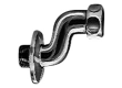 GROHE Lahrer THM / MWZ tilslutning 1 1/4x1 med roset. Forkromet - Grohe sanitetsarmatur