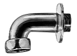 GROHE Lahrer THM / MWZ afgangsforskruning 1 1/2x1 1/4 med roset. Forkromet - Grohe sanitetsarmatur
