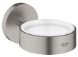 GROHE Essentials Holder til glas, sæbeskål og dispenser, Supersteel - Grohe tilbehør