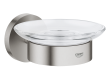 GROHE Essentials Sæbeskål med holder, Supersteel - Grohe tilbehør