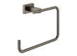 GROHE Essentials Cube new håndklædering 186mm. Børstet hard graphite - Grohe tilbehør