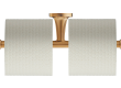 Duravit Starck T dobbelt papirholder i børstet bronze - Duravit baderumsmøbler