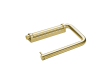 d line toiletrulleholder, 145 mm, børstet PVD messing -